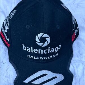 Balenciaga Racer Logo Sports Cap